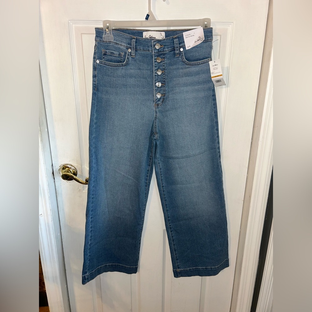 New Sam Edelman Meadow Codie High Rise Wide Leg Ankle Jean size 29/8